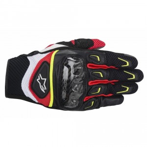 Motorradhandschuhe Alpinestars / https://www.motointegrator.de/artikel/1115064-motorradhandschuhe-smx-2-ac-alpinestars-schwarz-weiss-gelb-rot-s